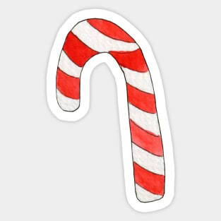 Christmas Candy Cane Sticker